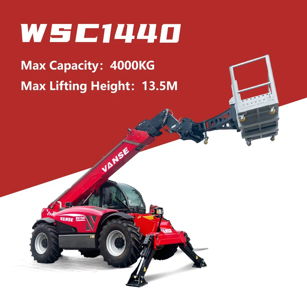 telescopic forklift crane